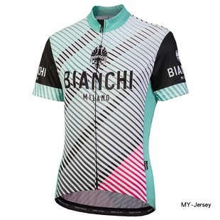 2021 Bianchi单车服女款山地车自行车夏季短袖骑行服上衣男款