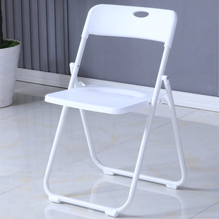 简易折叠椅子凳子靠背椅家用便携电脑椅办公椅会议椅，餐椅宿舍椅子