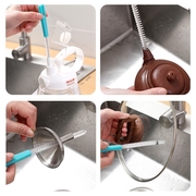 清洁器藕洞清洗刷奶瓶吸管刷清洁刷厨房清洁清洁工具莲藕水管孔刷