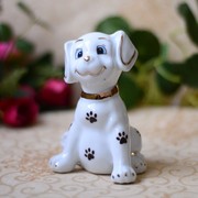 适用陶瓷生肖旺财狗摆件工艺品风水摆设可爱小狗创意动物饰品