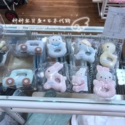 日本本土familiar婴儿新生儿宝宝安抚手偶手腕摇铃安抚玩具响铃