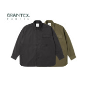 GWDS 23FW 日本GRANTEX磨毛加工TC混纺衬衫日系复古休闲薄外套