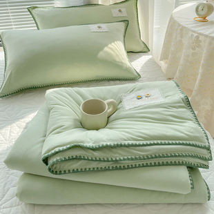 夏季午休毯子春秋空调被床上用单双人午睡办公室沙发薄毛毯小被子