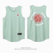 美式篮球背心训练男女夏无袖(夏无袖，)篮球投篮服运动上衣宽松健身窄肩球衣