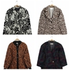 vintage古着孤品复古日本制女款巴洛克呢子大衣，波普风花色抽象