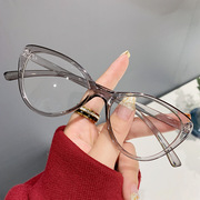 复古近视眼镜框欧美猫眼流行平光镜女潮流时尚防蓝光眼镜框架