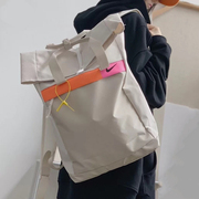 双肩包男女(包男女，)训练背包学生书包大容量，韩版手提包休闲旅行电脑包15.6