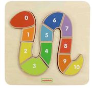 香港masterkidz小蛇数字顺序，学习板幼儿，早教园儿童数字拼图拼板