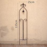 新复古庭院风园铃m藤架铁艺小鸟屋爬铛花铃花插地插园艺装饰品摆