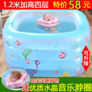 新生婴儿游泳池家用充气幼儿童，加厚保温小孩，可升降宝宝室内洗澡桶