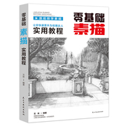 零基础素描实用教程 从入门到精通教程材书籍人物素描速写书美术绘画入门零基础教程教材书籍 速写基础实用教程学画画的书绘画书籍