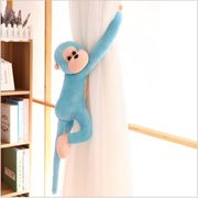 会叫的七彩长臂猴子电动防撞趴猴公仔挂窗帘小吊猴毛绒玩具布娃娃