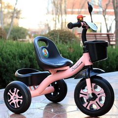 儿童三轮车带后斗小形脚踩脚踏小车可坐自行车小童宝宝3周岁