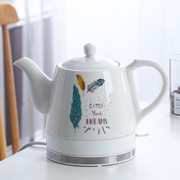 景德镇陶瓷电热水壶家用自动断电瓷器，烧水壶泡茶壶煮茶器大小容量
