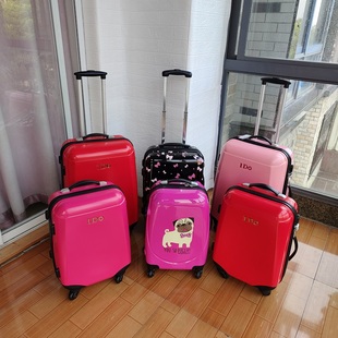 ido品牌18寸旅行箱，20寸登机箱24寸拉杆箱abs+pc行李箱，微瑕疵