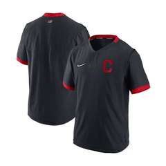 Nike/耐克男克利夫兰印第安人队短袖夹克T恤V领外套13090032