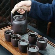 紫砂提梁壶功夫茶具套装盒创意家居一壶六杯工厂直批可定制