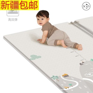 新疆婴儿爬爬垫加厚客厅，家用宝宝爬行垫可折叠无味儿童泡沫地垫子