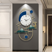 北欧轻奢客厅挂钟时尚创意网红挂表艺术装饰钟表现代简约挂墙时钟