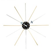 北欧尼尔森星钟创意时尚简约挂钟设计师经典装饰金银钟艺术现代