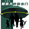 天堂伞雨伞超大号加固加厚结实抗风男女，晴雨两用黑胶防晒遮太阳伞