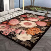 地毯北欧客厅卧室沙发茶几毯民族风美式时尚摩洛哥复古水晶绒地毯