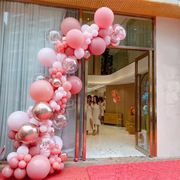 五一节开业店庆气球链结婚造型，拱门4s店商场珠宝，店氛围装饰布置品