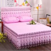 韩版公主床套单件蕾丝床裙床罩床单床盖席梦思保护罩