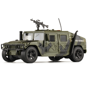1 16大号悍马H1美国军事越野运兵车儿童男孩仿真大炮汽车模型玩具