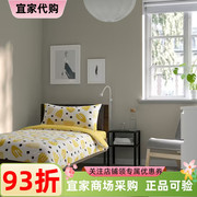 ikea宜家布瓦拉(布瓦拉)床架，家用卧室简约现代单人床架带软靠出租房经济型