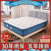 海马床垫1.5米1.8m独立弹簧席梦思床垫天然乳胶床垫软硬两用