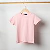 E869-L3童装110-160码国内儿童纯棉短袖T恤夏装圆领半袖女童粉色