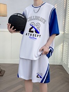 乔丹联名13青少年篮球服运动套装12岁男孩14初中学生15大童夏