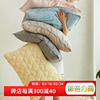 柔软莫代尔果冻色爱心绗缝夹棉床单韩国款夏被多用空调被双面