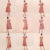 tansshop粉色系列合集，中长款裙姐妹裙，伴娘裙轻礼服裙小裙子