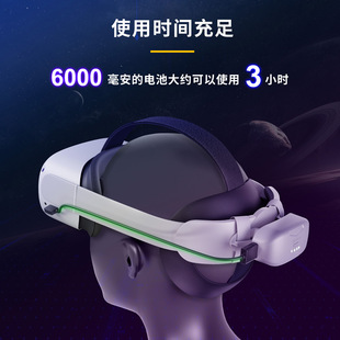oculusquest2头戴式vr智能眼镜，外置充电宝移动电源，6000毫安大容量