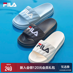 FILA 斐乐女鞋运动鞋拖鞋夏季厚底休闲凉拖沙滩鞋漂流船鞋子