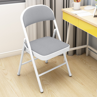 简易凳子靠背椅子家用折叠椅子，便携餐椅办公椅会议椅电脑椅培训椅