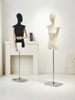 韩式时尚扁平小胸女服装模特半身包布橱窗模特道具服装模特展示架