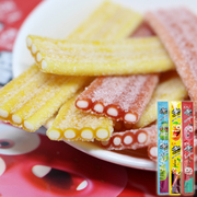 韩国进口海太长舌头长条，软糖24g草莓苹果味，果汁橡皮糖糖果零食品