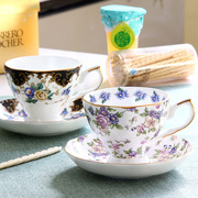咖啡杯套装欧式骨瓷英式下午茶家用喝茶杯碟套装精致陶瓷咖啡杯子