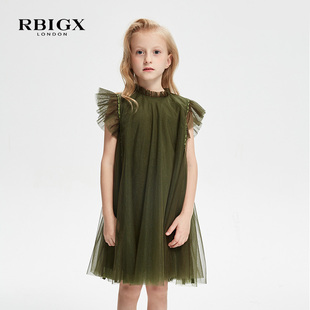 RBIGX瑞比克童装连衣裙儿童淑女裙装仙女女童甜美蓬蓬纱纱裙