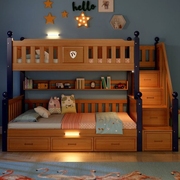 上下铺大人全实木定制做1.95米长宽两层上下床上母床儿童床高低床