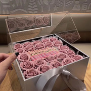 送女朋友的生日礼物玫瑰花盒惊喜情侣浪漫创意高档三八女神节礼物