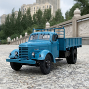 一汽原厂车模解放CA15卡车模型1 24合金仿真汽车模型成人玩具收藏