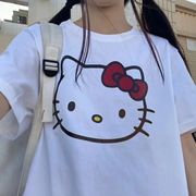 夏季凯蒂猫hellokitty男女情侣装，宽松闺蜜t恤2020潮短袖衣服