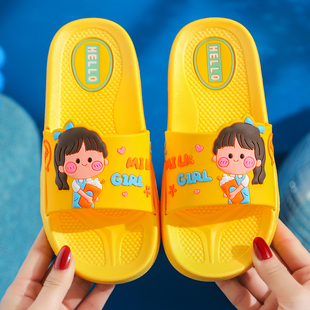 儿童拖鞋男童女夏季2024防滑浴室内居家用宝宝，小孩子凉拖鞋托