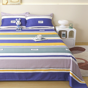 纯棉床单单件春夏季1.5m1.8米单双人全棉学生宿舍家用被单三件套