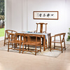 红木家具鸡翅木茶桌椅，组合新中式功夫茶桌，茶台实木仿古多功能茶几