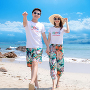 情侣装夏季泰国海边蜜月沙滩度假旅游衣服穿搭女海南套装三亚拍照